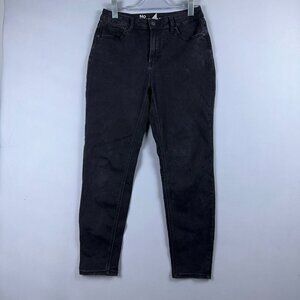 No Boundaries Skinny Jeans Womens Size 10 Stretch Mid Rise Dark Wash Black